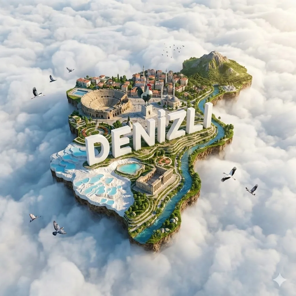 Floating City Island - Photoreal 4K Poster